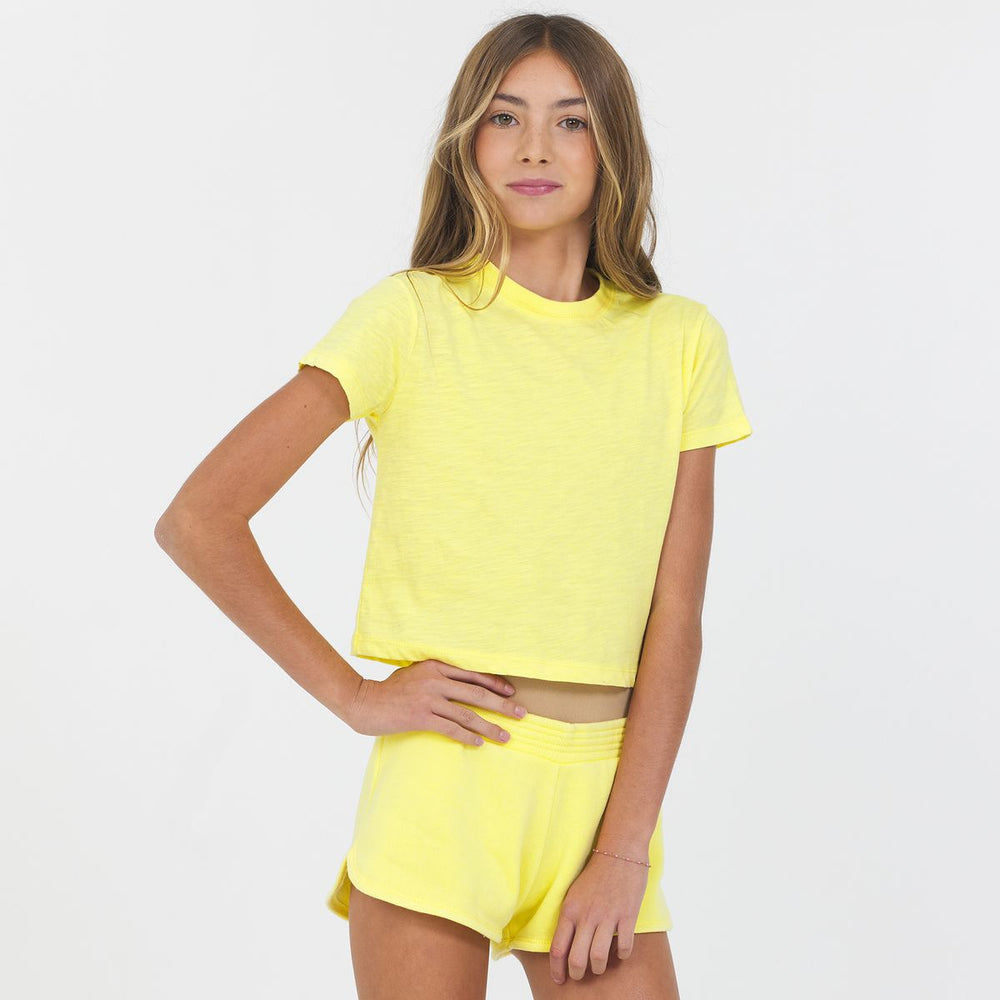Vintage Havana Yellow Slub Tee
