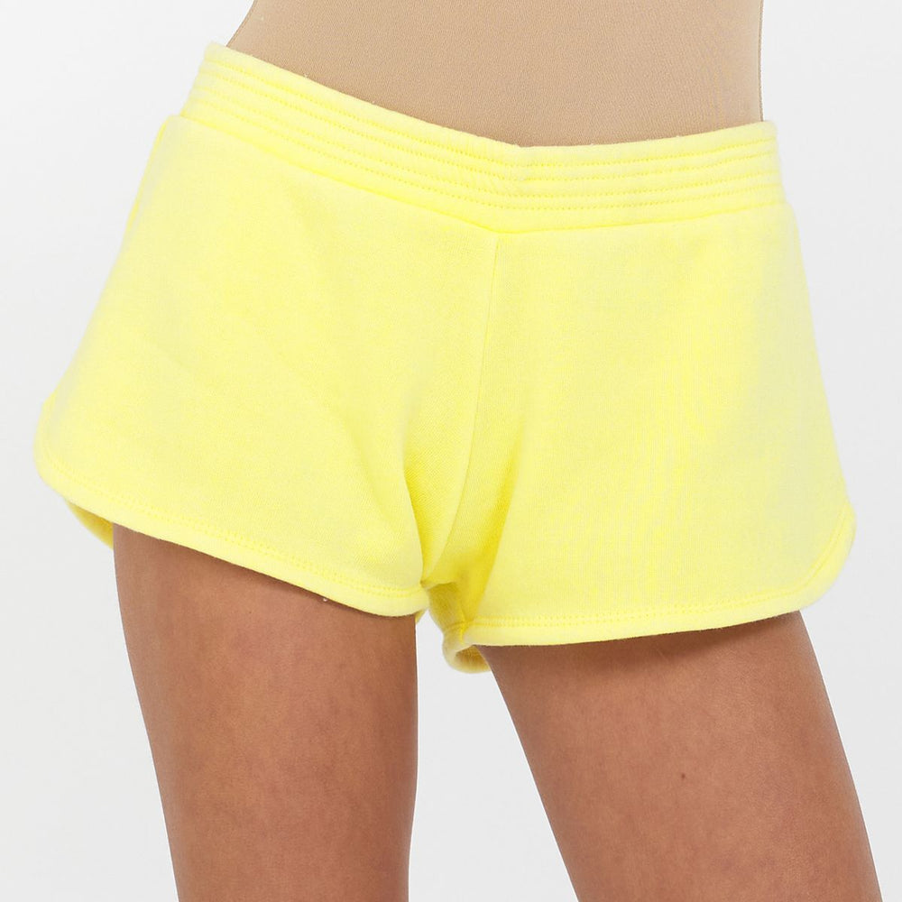Vintage Havana Yellow Burnout Shorts
