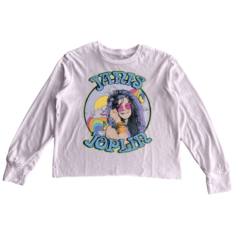 Janis Joplin Longsleeve Raglan Tee