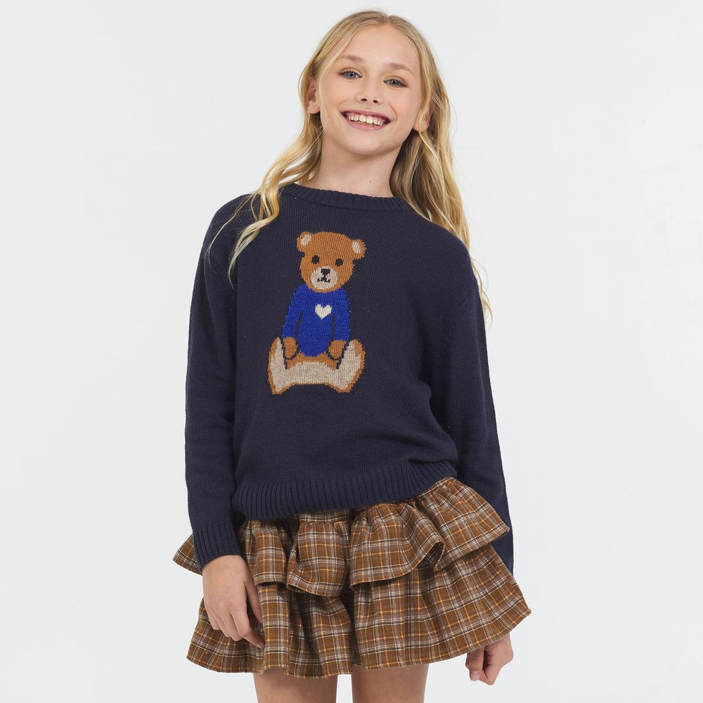 VH Bear Stitched Knit Sweater