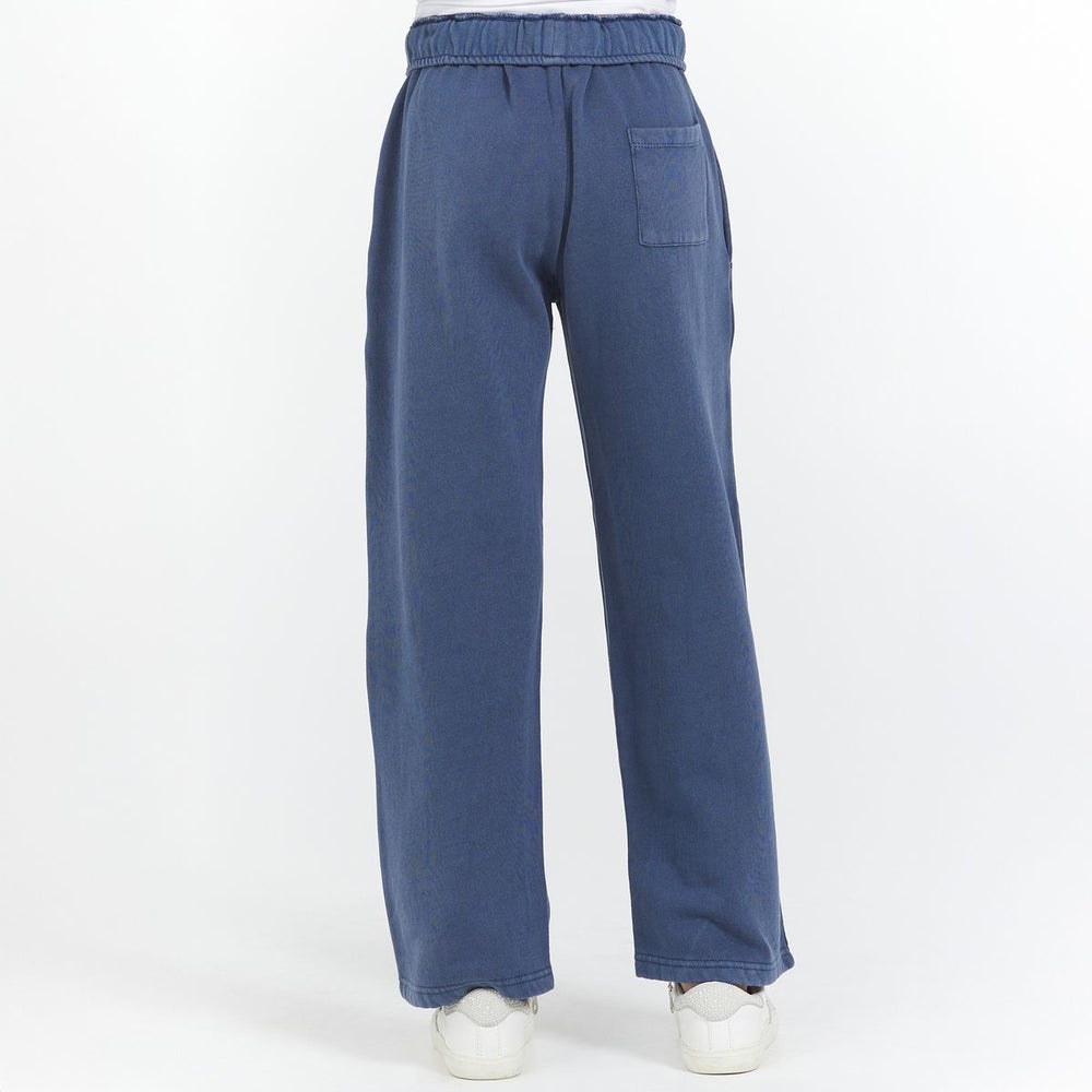 VH Navy Washed Wide Leg Sweatpant