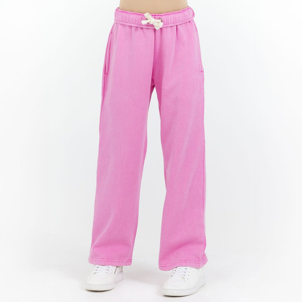 VH Pink Washed Wide Leg Sweatpant
