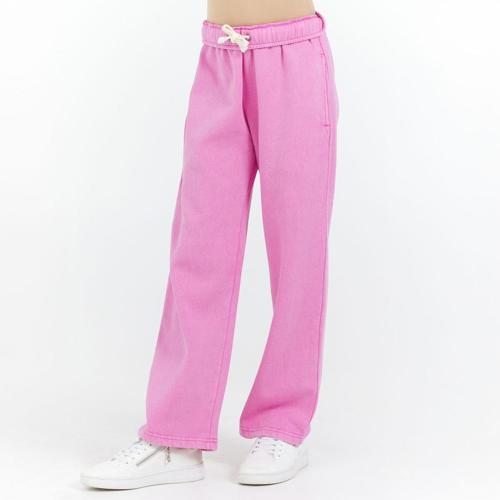 VH Pink Washed Wide Leg Sweatpant