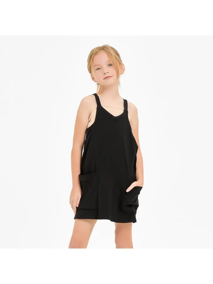 Relaxed Tank Dress Black