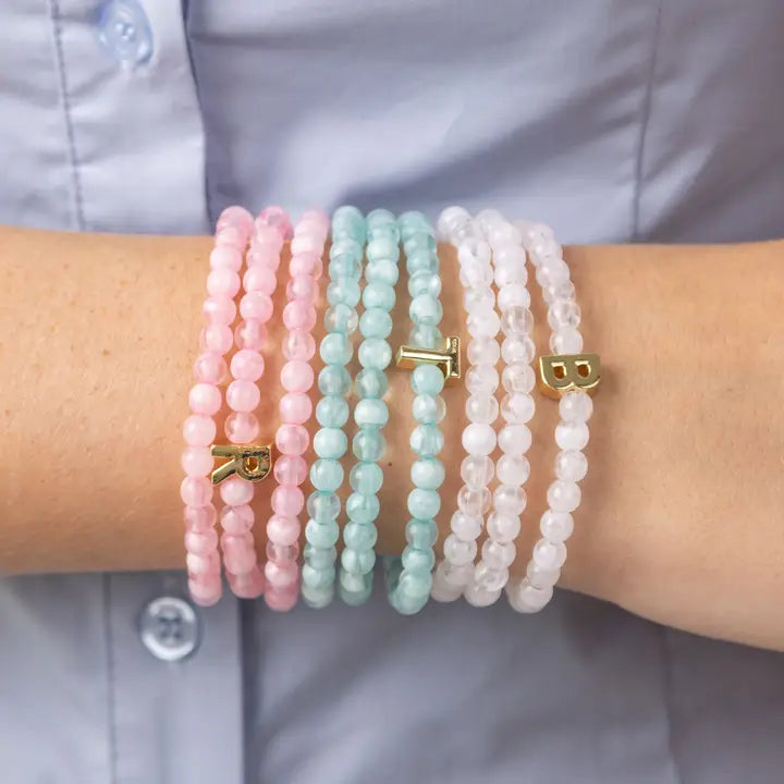 Beaded Initial Bracelets