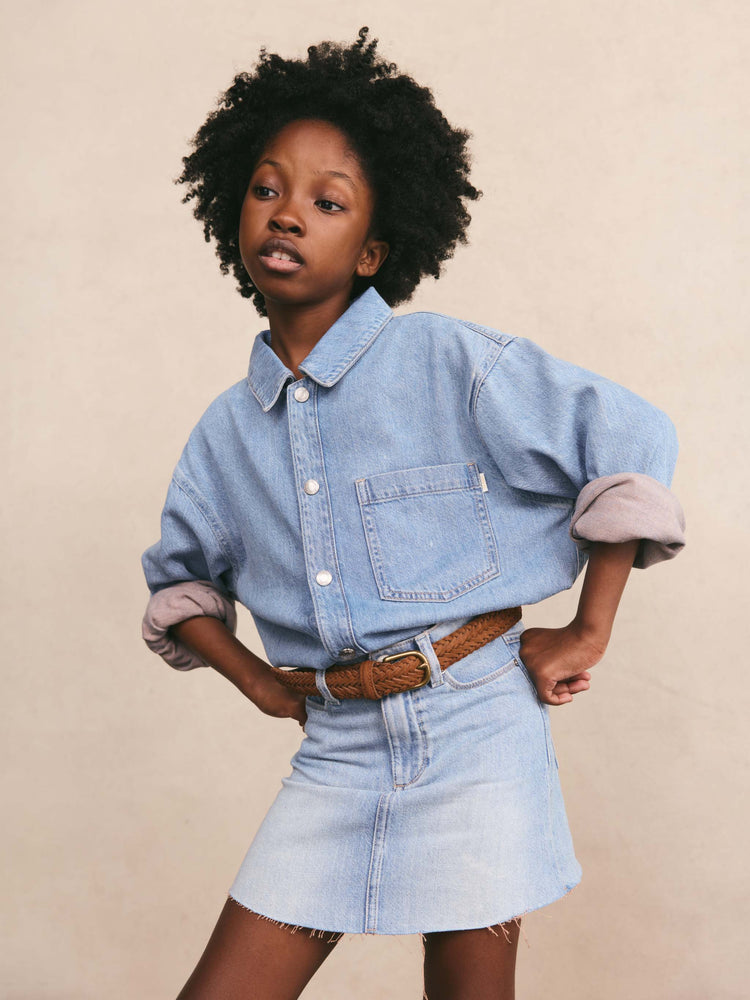 Olivia Lakefront Denim Longsleeve shirt