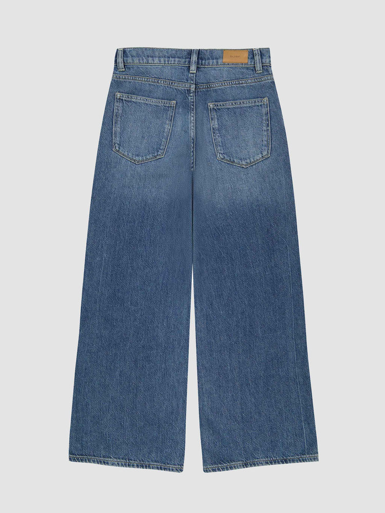 Nini Blue Harbor Wide Leg Low Rise Jeans