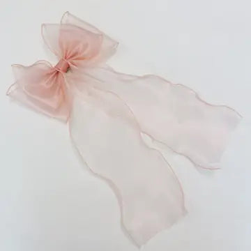 Oversized Sheer Hair Bow