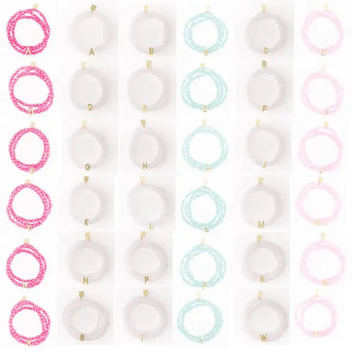 Beaded Initial Bracelets