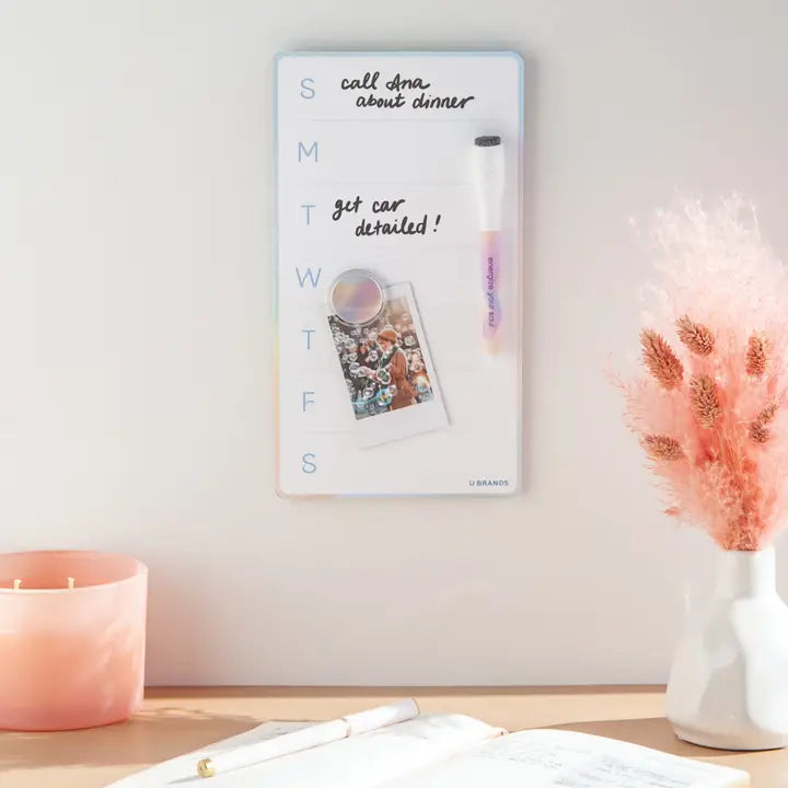 Lucent Dreams Weekly Calendar Dry Erase Board