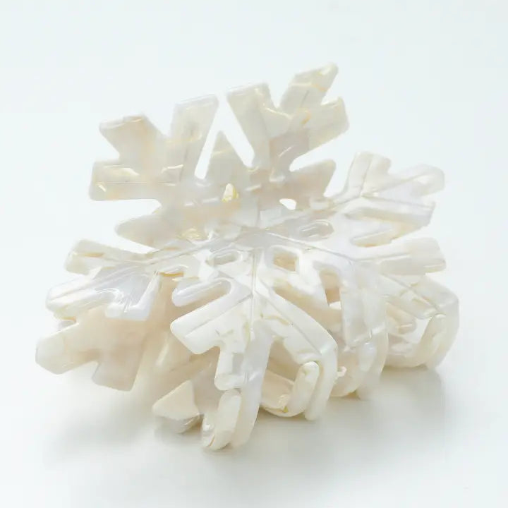 Snowflake Holiday Claw Clip