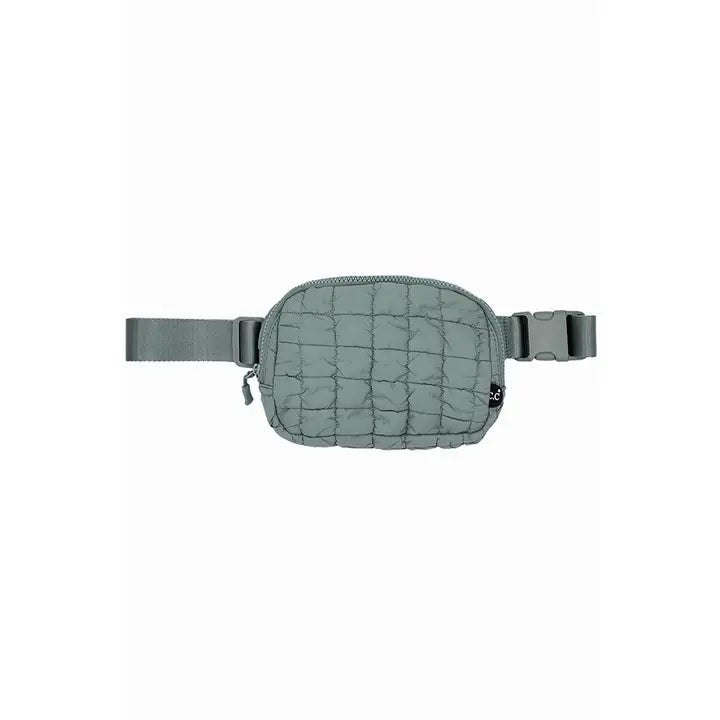 C.C. Quilted Puffer Fanny Pack