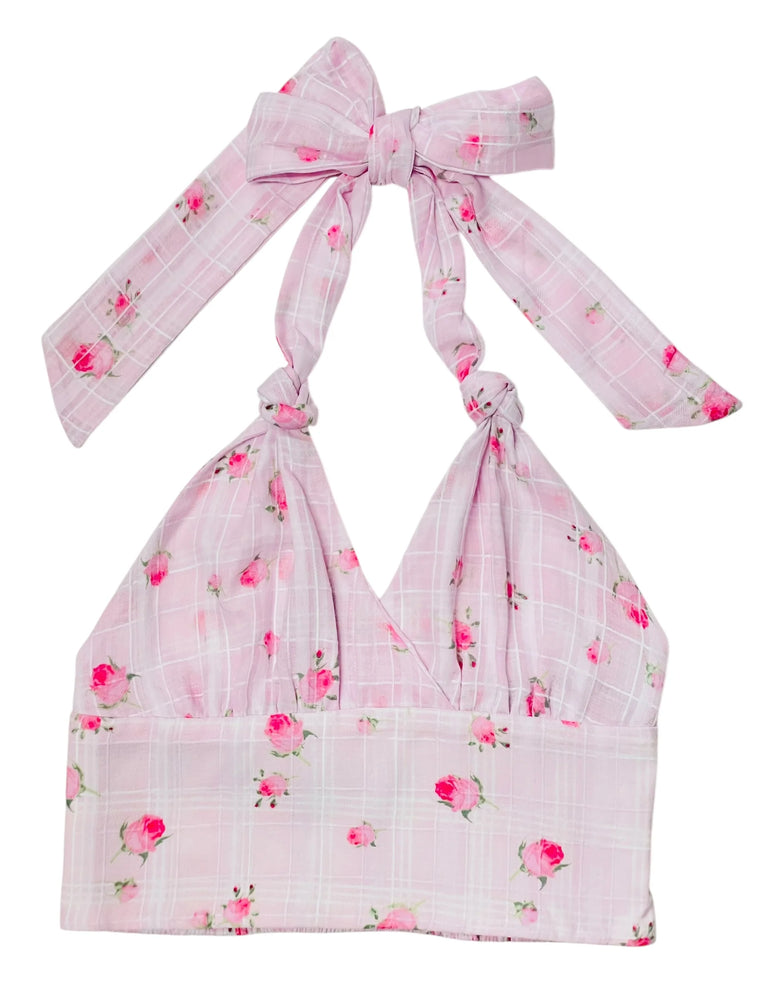 Yvonne Rosebud Plaid Top