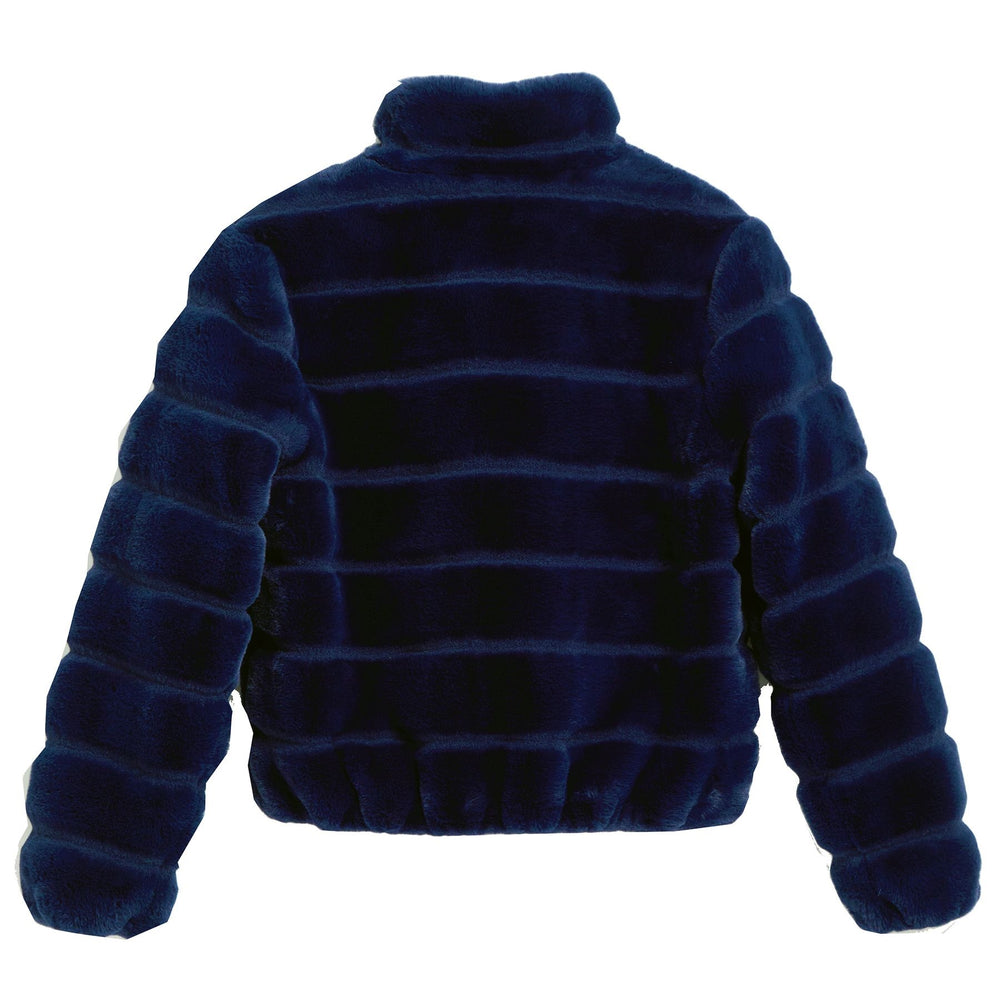 Tractr Sapphire Faux Fur Puffer Jacket