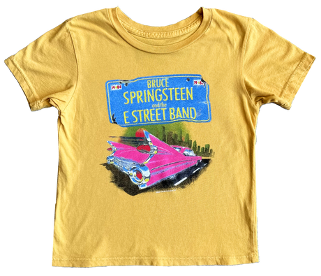 Yellow Bruce Springsteen Tee