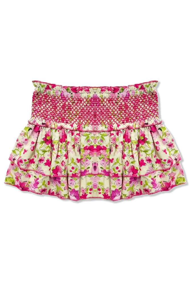 Dominique Vacay Floral Smocked Skort