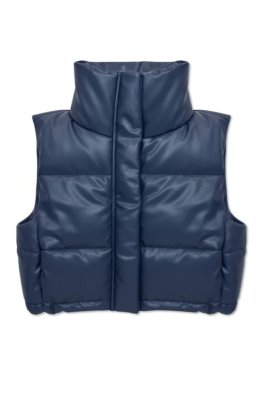 Jenny Navy Puffer Vest