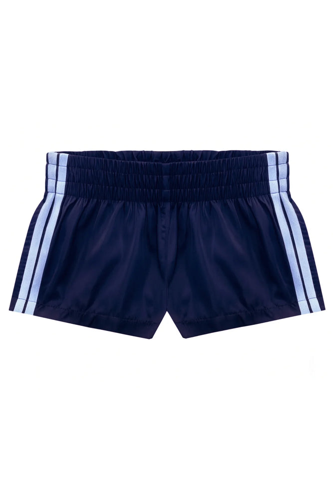 Jordyn Navy & Baby Blue Stripe Shorts