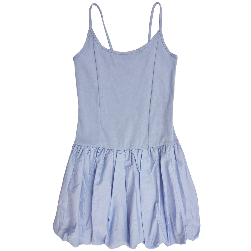 Light Blue Tank Bubble Mini Dress