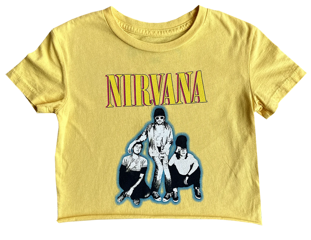Nirvana Sunrise Cropped Tee