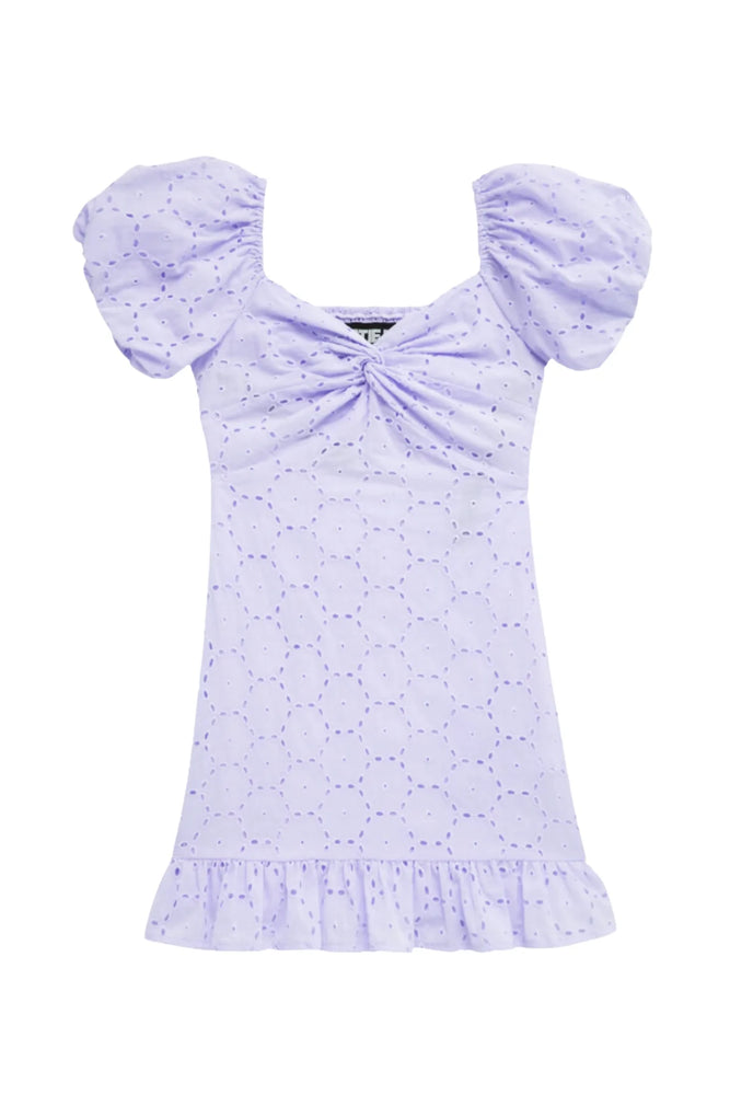 Phoebe Lilac Eyelet Dress