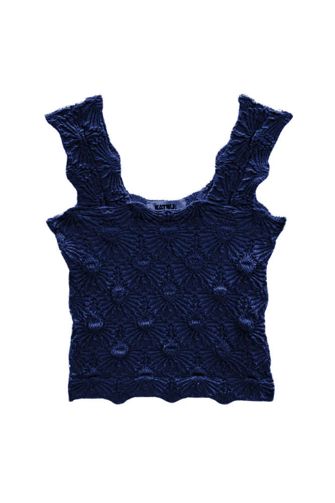 Maizie Navy Tank Top