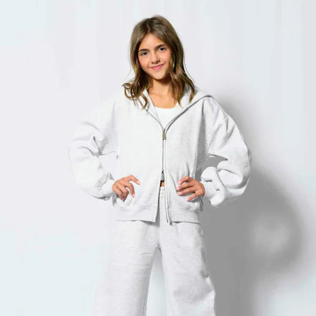 Haden Heather Grey Barrel Sweatpants