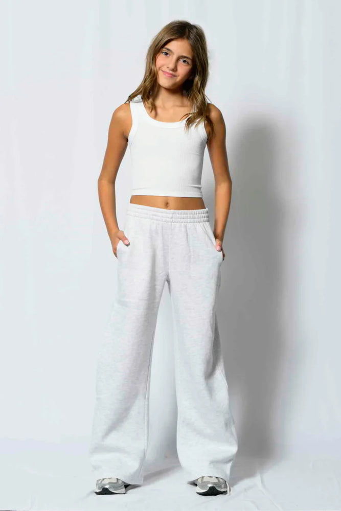 Haden Heather Grey Barrel Sweatpants