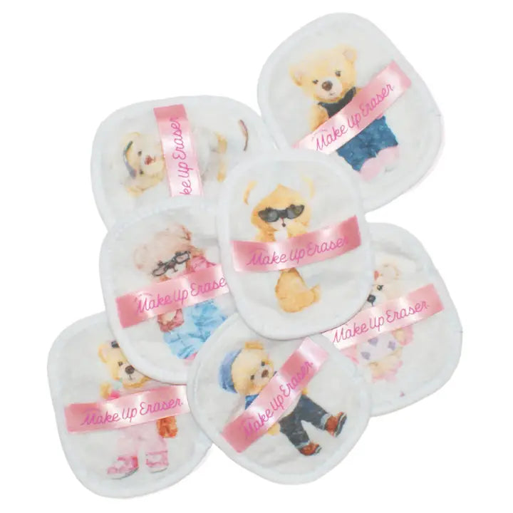 Teddy 7-Day Make Up Eraser Cosmetic Bag