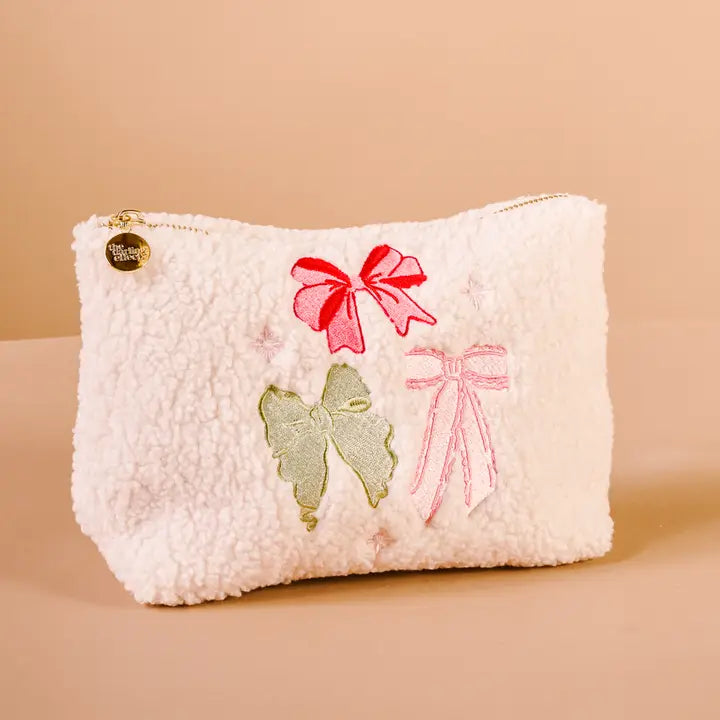 Christmas Teddy Pouch Bag