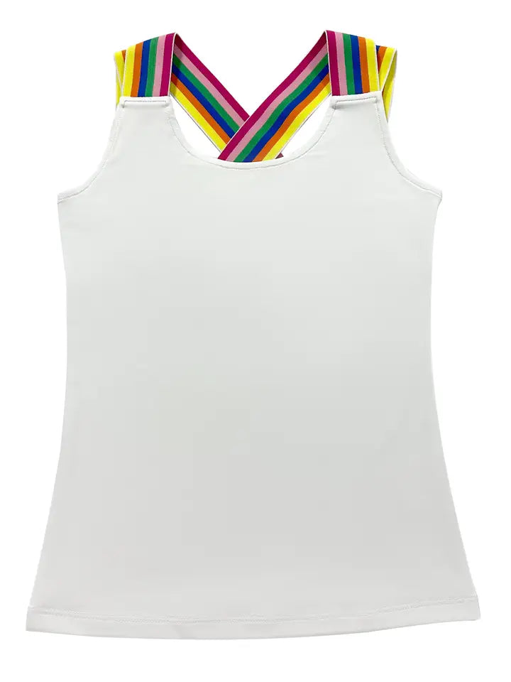 White Tennis Tank