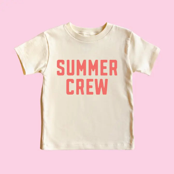 Cream Summer Crew Tee