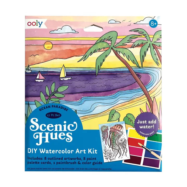 Scenic Hues Watercolor Kit