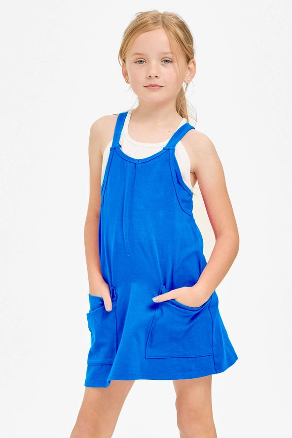 Relaxed Tank Dress Royal Blue
