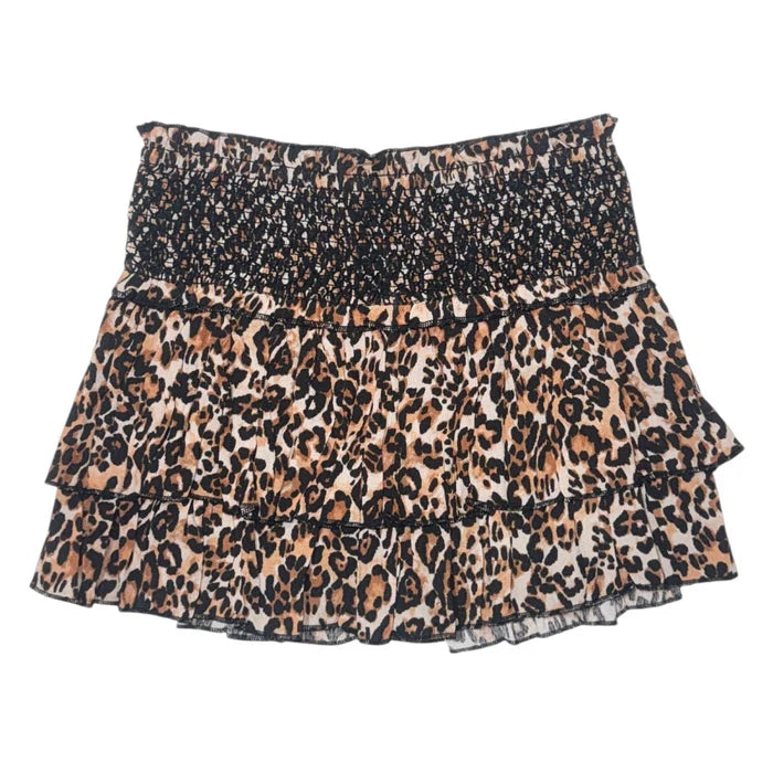Dominique Leopard Ghost Skort