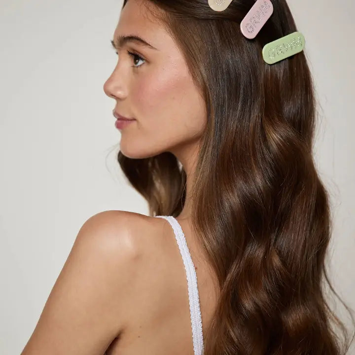 GRWM Pink Barrette Set