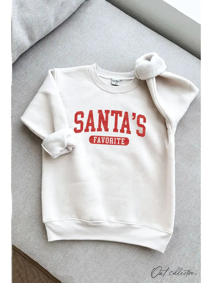 Santa's Favorite Heather Dust Sweatshirt
