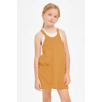 Mustard Relaxed Tank Dress