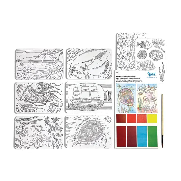 Scenic Hues Watercolor Kit