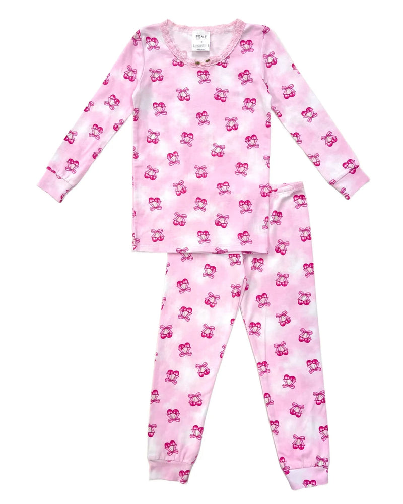 Esme Sweet Cherry Longsleeve Pajama Set