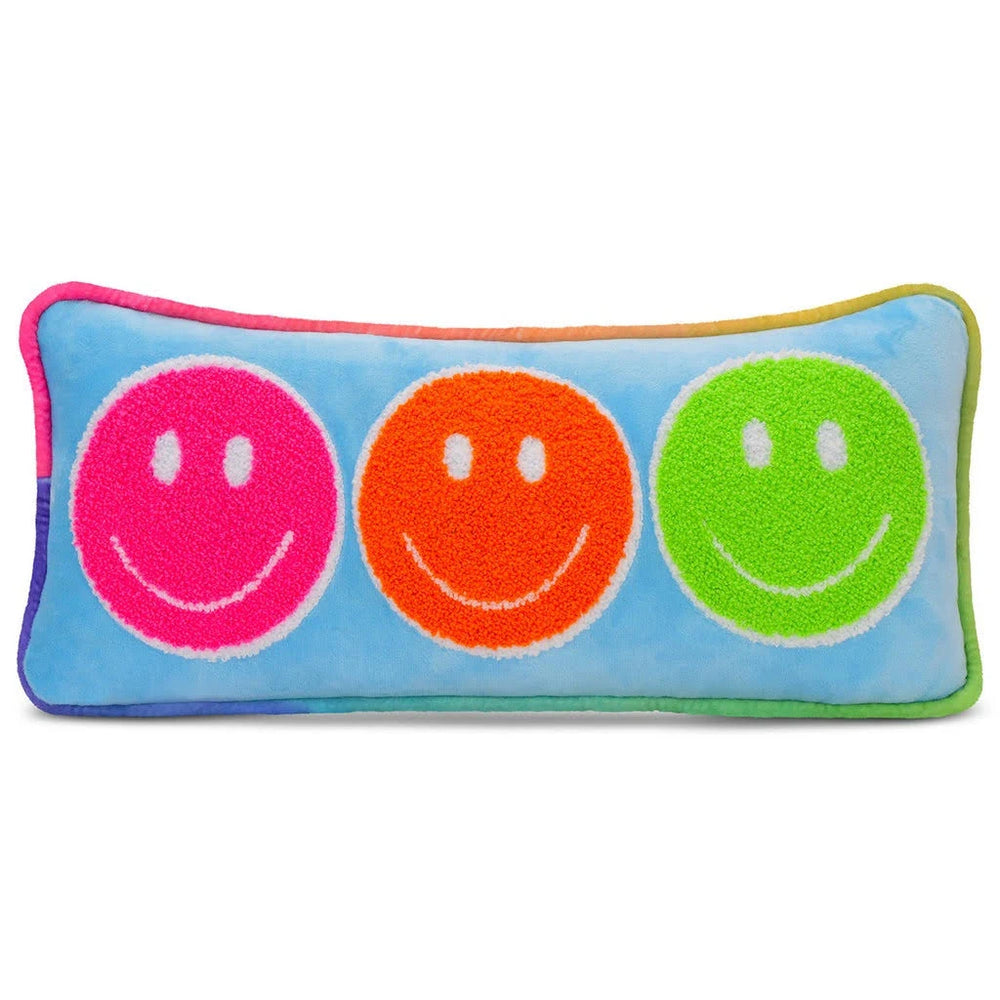 You Make Me Smile Chenille Pillow