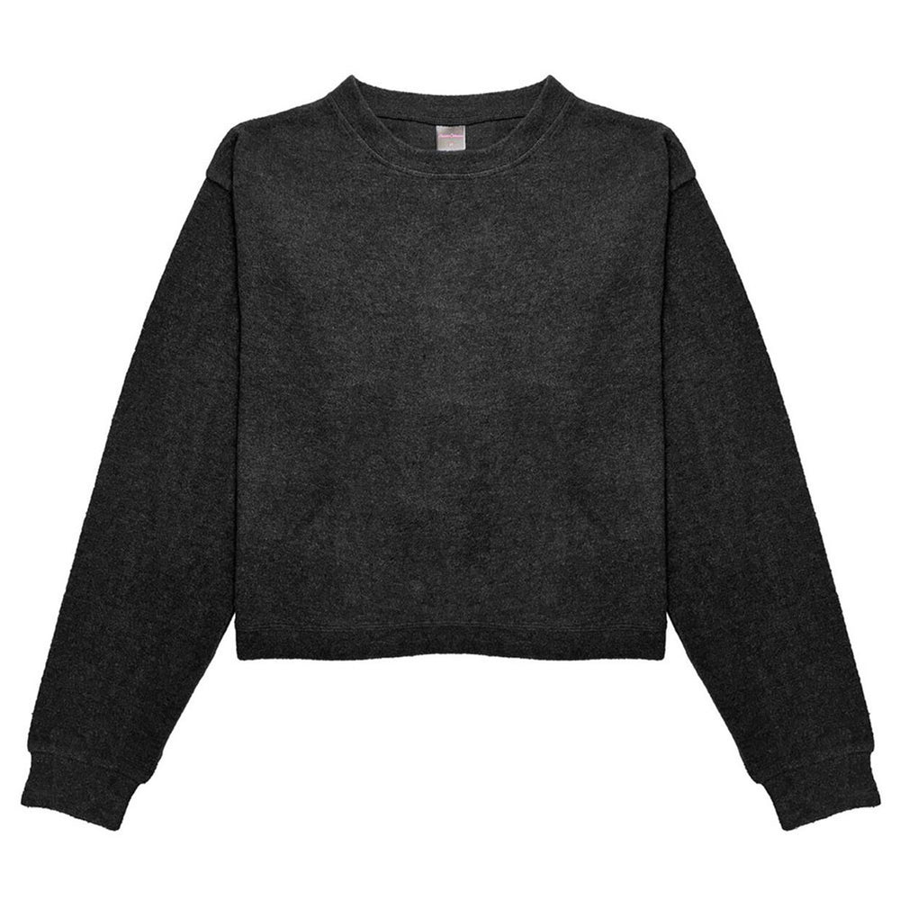 Suzette Vintage Black Cuddle Soft Crew Neck Top