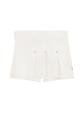 DL White Lola Mini-Skort