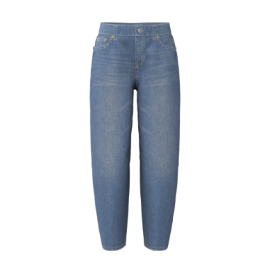 Stephanie High Rise Barrel Jean