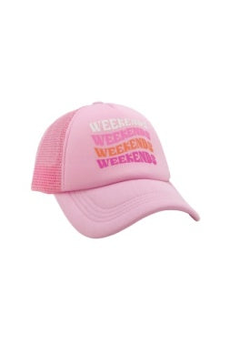 Pink Weekends Trucker Hat