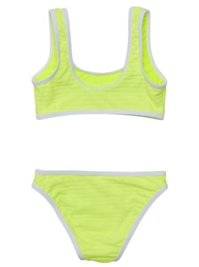 Snapper Rock Citron Zest Crop Bikini