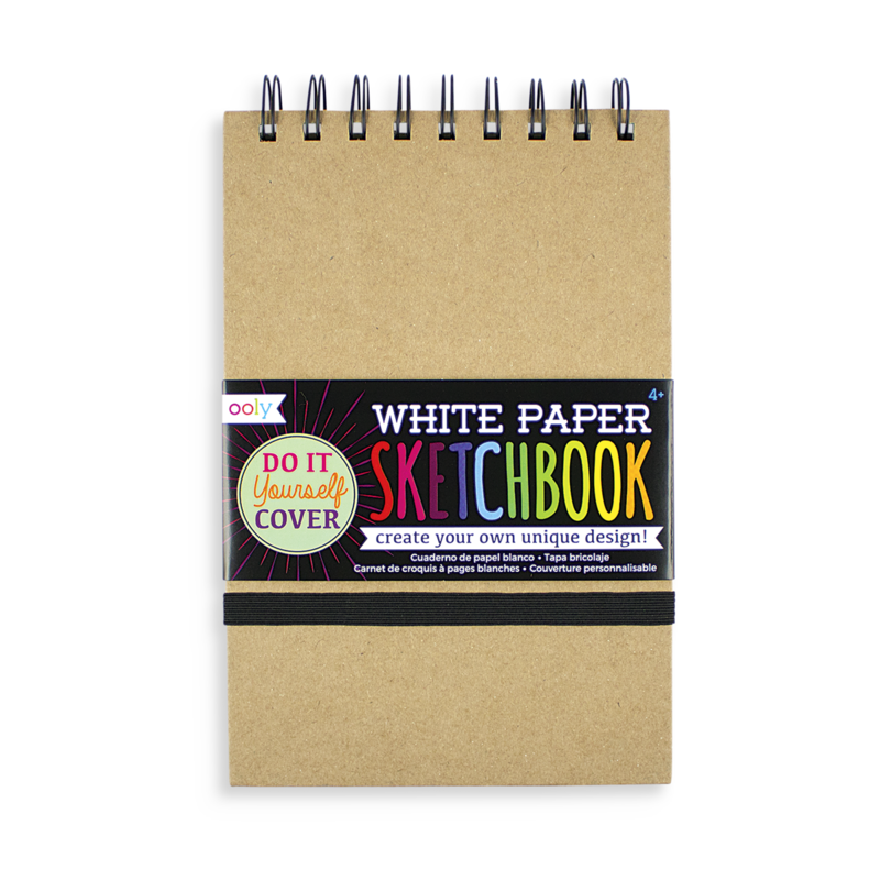 Small White Paper Sketchbook