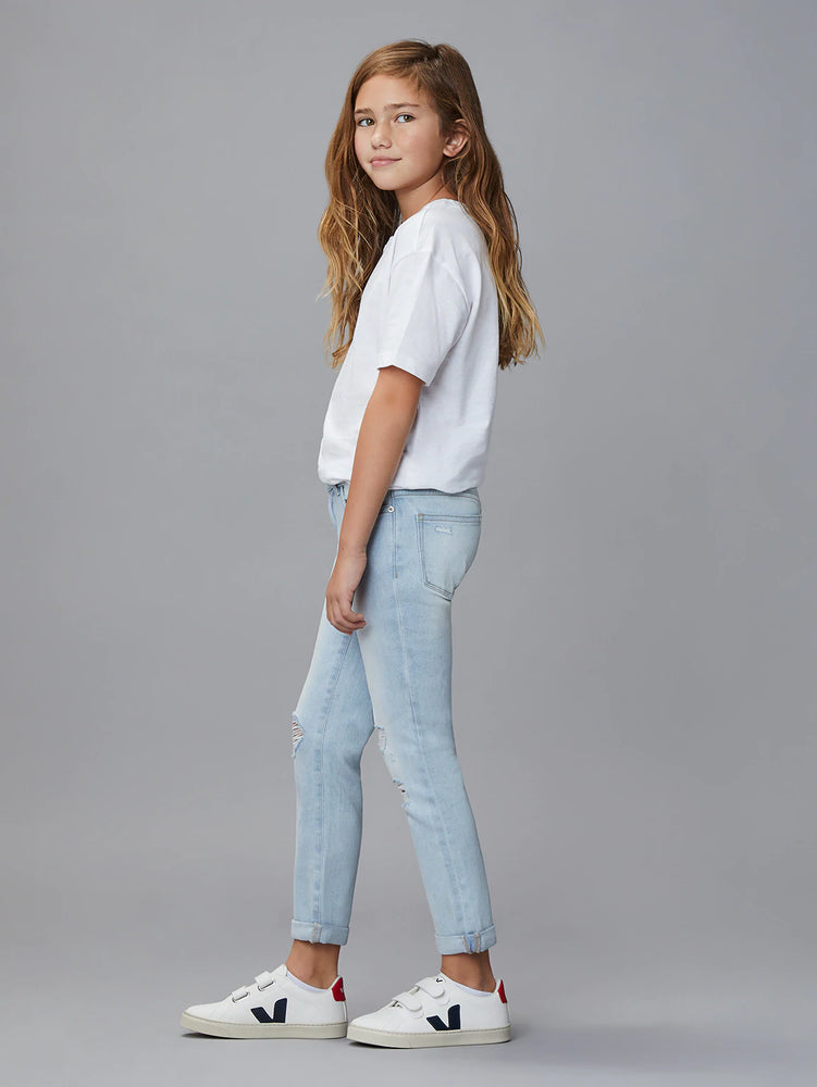 DL Harper Ross Distressed Straight Stretch Jeans